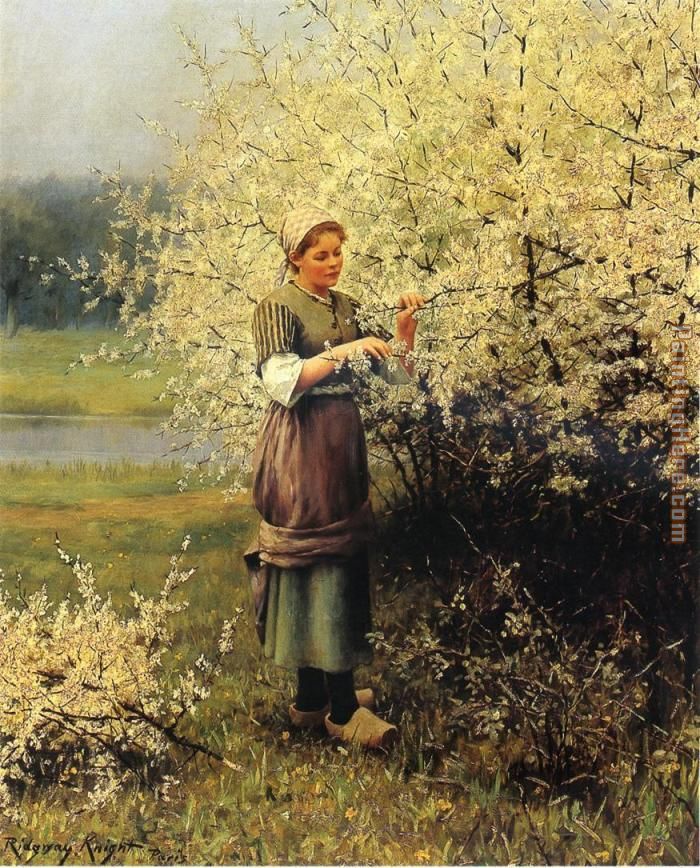Daniel Ridgway Knight Spring Blossoms